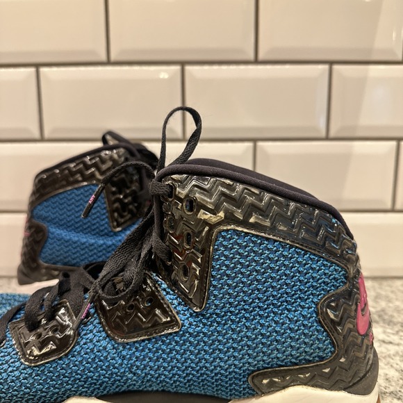 Nike Air Jordan Spike Forty Mens 10 Ya-Dig 2015‎ Pink Blue Tennis Shoe Street main image 13